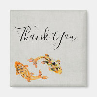 Stylish Gold Koi Fish Vielen Dank