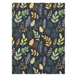 Stylish Green and Yellow Foliage Pattern Tischdecke