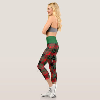 Stylish high waisted capris for christmas