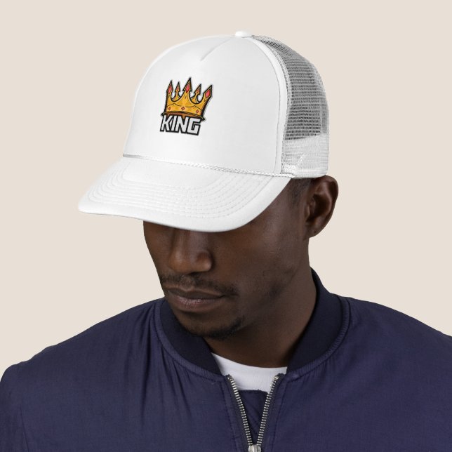 Stylish King Crown Trucker Hat Truckerkappe (Beispiel)