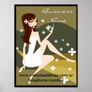 Stylish Lady - Werbeplakat/Print Poster