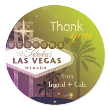 Stylish Las Vegas Wedding Vielen Dank