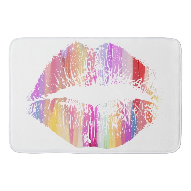 Stylish Lips #2 Badematte (Vorderseite)
