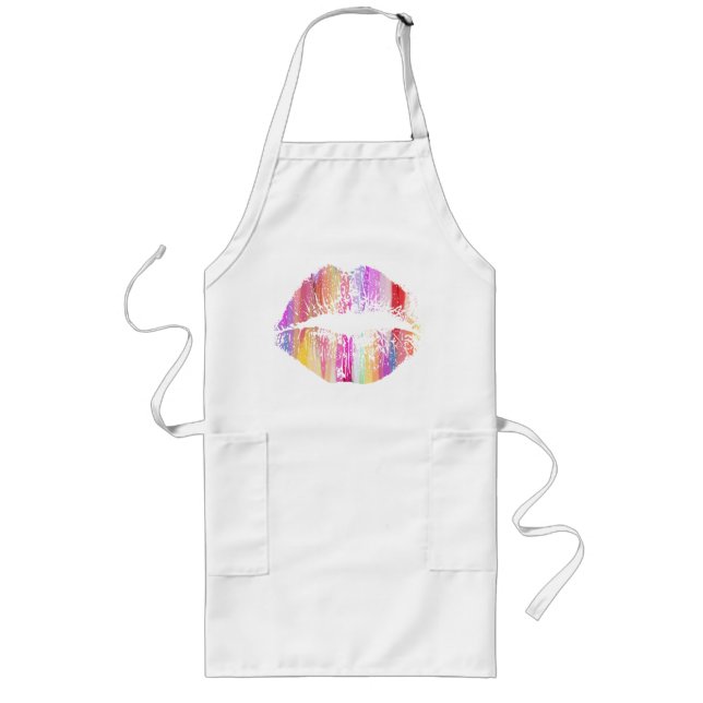 Stylish Lips #8 Lange Schürze (Vorne)