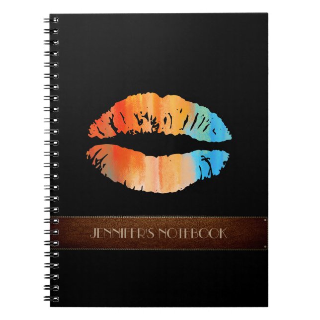Stylish Lips #8 Notizblock (Vorderseite)