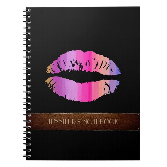 Stylish Lips #9 Notizblock (Vorderseite)