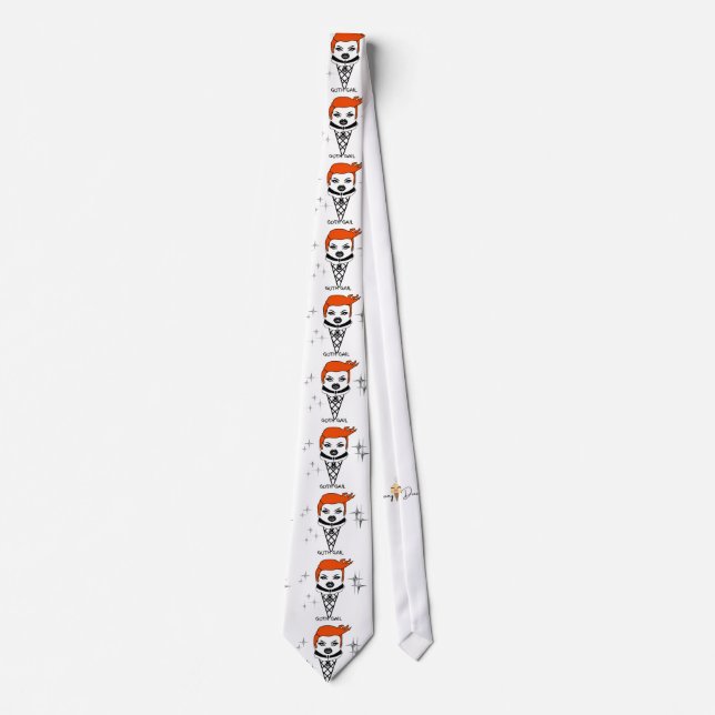 Stylish Men's Tie featuring GOTH GAIL Krawatte (Vorderseite)