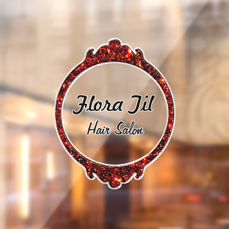 Stylish Mirror Personalisiert Fensteraufkleber