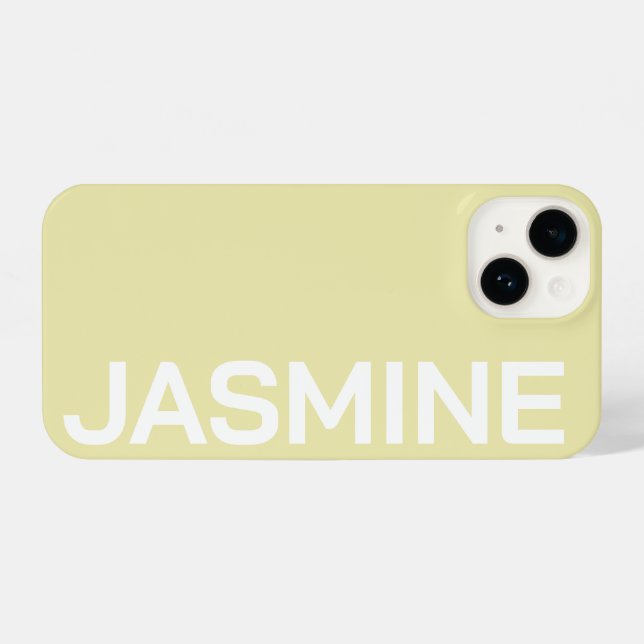 STYLISH MODERN CLASSIC CUSTOMIZED NAME MINIMAL iPhone HÜLLE (Rückseite (Horizontal))