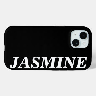STYLISH MODERN CUSTOM NAME SOLID BLACK COLOUR Case-Mate iPhone HÜLLE