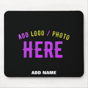 STYLISH MODERN CUSTOMIZABLE BLACK VERIFIED BRANDED MOUSEPAD