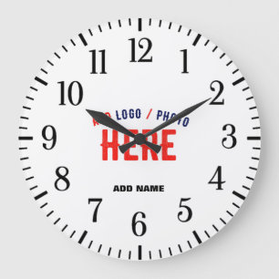 STYLISH MODERN CUSTOMIZABLE WHITE VERIFIED BRANDED GROßE WANDUHR