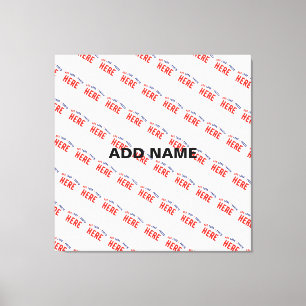STYLISH MODERN CUSTOMIZABLE WHITE VERIFIED BRANDED LEINWANDDRUCK