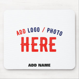 STYLISH MODERN CUSTOMIZABLE WHITE VERIFIED BRANDED MOUSEPAD