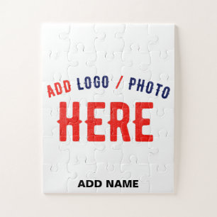 STYLISH MODERN CUSTOMIZABLE WHITE VERIFIED BRANDED PUZZLE