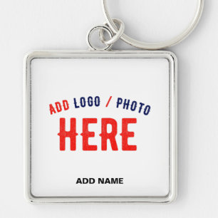 STYLISH MODERN CUSTOMIZABLE WHITE VERIFIED BRANDED SCHLÜSSELANHÄNGER