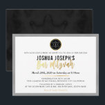 STYLISH MONOGRAM BAR MITZVAH EINLADUNG<br><div class="desc">per kat massard >>> kat@simplysweetPAPERIE.com <<< Ein trendy Einladungs-Design für das BAR MITZVAH Setup Ihres Kindes als Vorlage ist es einfach für Sie, Ihre eigenen Daten hinzuzufügen, oder drücken Sie die Schaltfläche Anpassen und Sie können Text, Schriftart, Größen etc. TIP: 1 hinzufügen oder ändern. Um Grafiken zu ändern/verschieben/die Hintergrundfarbe zu...</div>