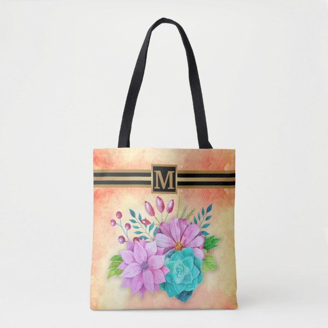 STYLISH MONOGRAM FLORAL (Vorderseite)