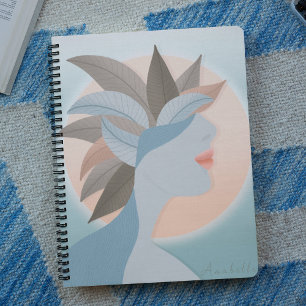 Stylish Pastel Pink & Blue Women Personal 2024 Planer