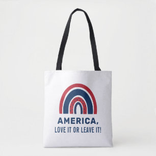 Stylish Patriotic USA American Rainbow 4. Juli