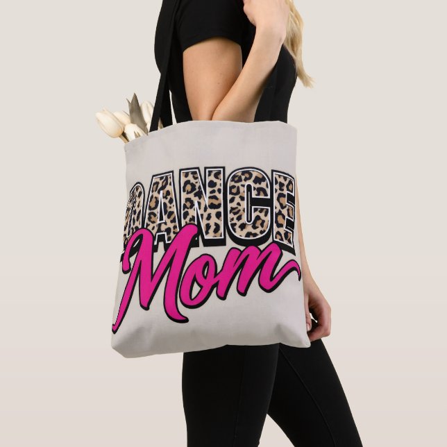 Stylish Pink Script Animal Print Carryall tote bag (Von Nahem)
