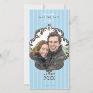 STYLISH-SAVE THE DATE-KARTE: blühen Deluxe 1 Save The Date
