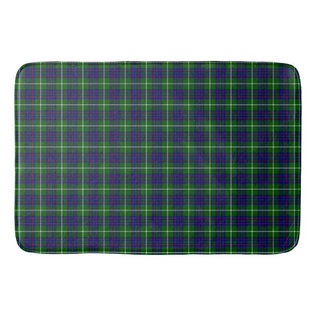 Stylish Scottish Clan MacIntyre Tartan Badematte (Vorderseite)