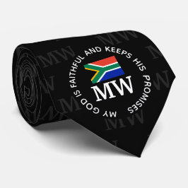 Stylish SOUTH AFRICA Monogram Krawatte