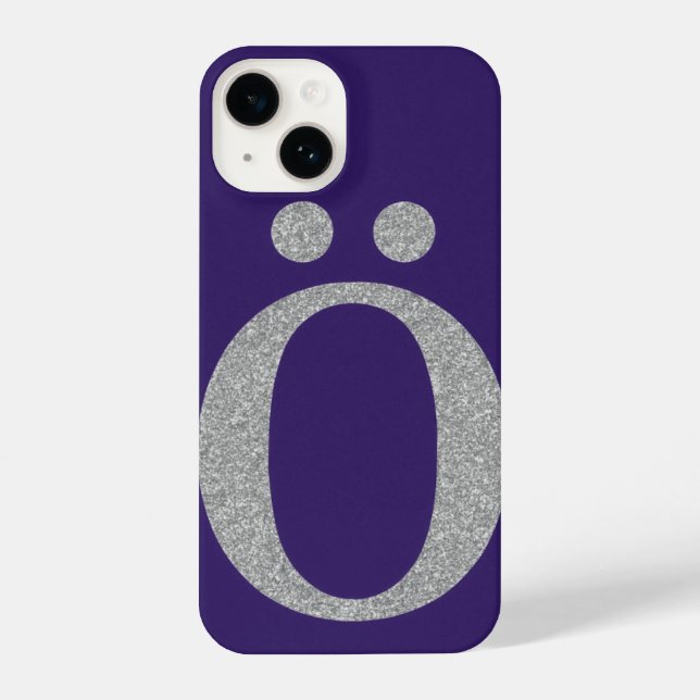  Stylish, sparkly purple phone case. iPhone Hülle (Rückseite)