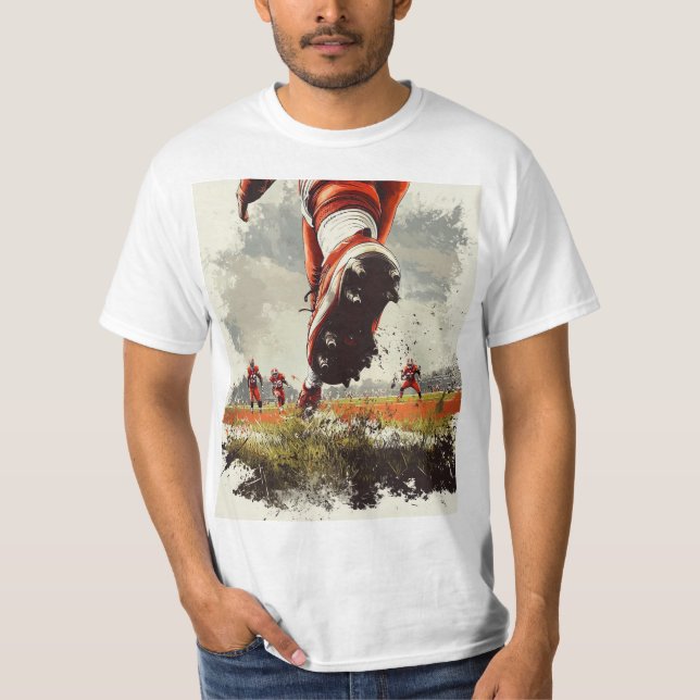 Stylish sporty print. T-Shirt (Vorderseite)