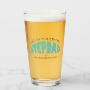 Stylish Stepdad Foto Beer Glas