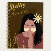 Stylish Sunglasses Girl "Tagesplaner" | Trendy