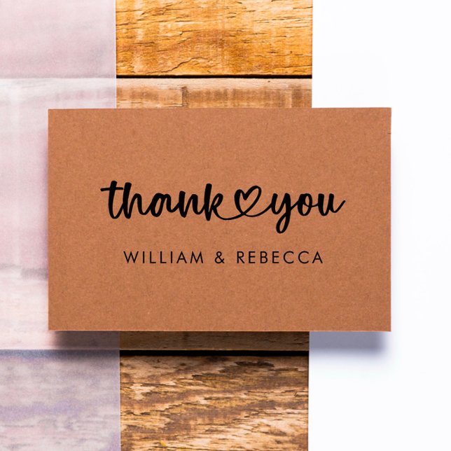  Stylish Thank You Custom Names Script Heart Gummistempel (Von Creator hochgeladen)