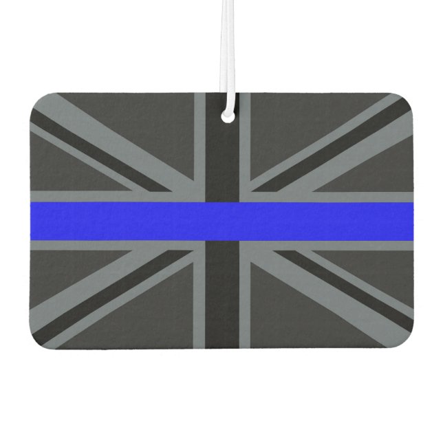 Stylish Thin Blue Line Union Jack Autolufterfrischer (Vorderseite)