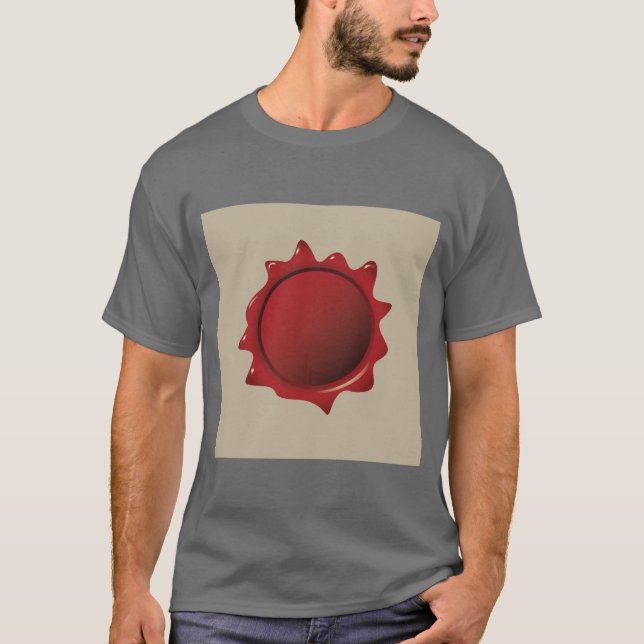 Stylish Wax Sale Print T-Shirt (Vorderseite)