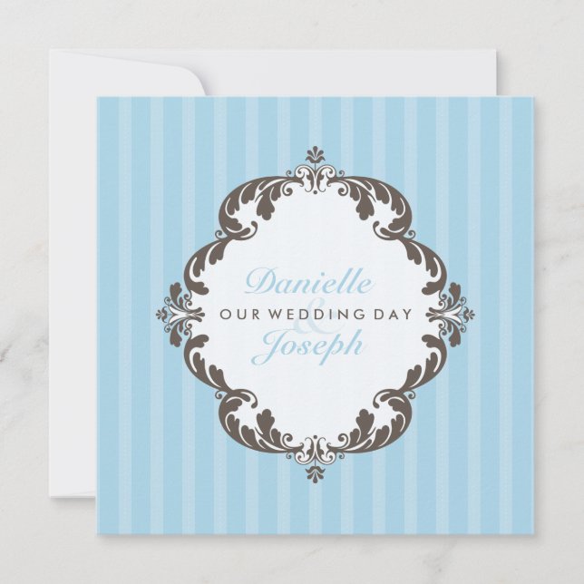 STYLISH WEDDING INVITAATIONS : blüh deluxe 1 Einladung (Vorderseite)