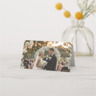 stylish wedding invitation and wedding celebration platzkarte