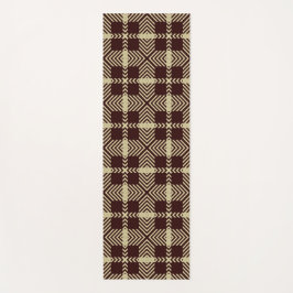 Stylish Windowpane Geometric design Yoga Mat Yogamatte