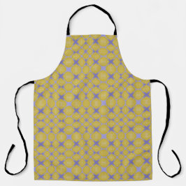 Stylish Yellow Geometric Design Apron Schürze