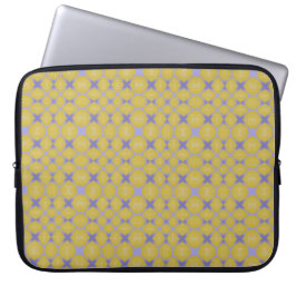 Stylish Yellow Geometric Design  Laptopschutzhülle
