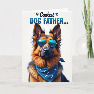 Stylishes Vatertagskarte für Hundebesitzer Karte