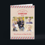 Stylishly Mailed Christmas / Holiday Greeting Card Feiertagskarte<br><div class="desc">Design © Berry Berry Sweet.  Visit our design showroom at WWW.BERRYBERRYSWEET.COM</div>