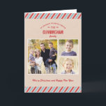 Stylishly Mailed Christmas / Holiday Greeting Card Feiertagskarte<br><div class="desc">Design © Berry Berry Sweet.  Visit our design showroom at WWW.BERRYBERRYSWEET.COM</div>