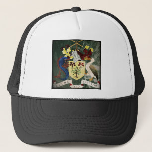 Stylisierte Barbados COA Truckerkappe