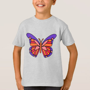 Stylisierte Butterfly-individuelle Name-Shirts und T-Shirt