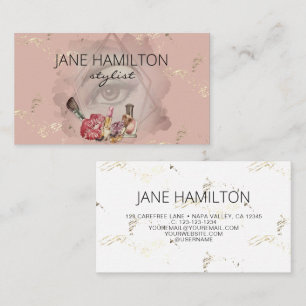 Stylist Beauty Makeup Lashes Visitenkarte