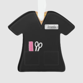 Stylist Black Profession Ornament