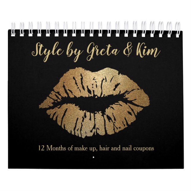 Stylist-Coupon-Werbeaktion-Kalender für Make-Up un Kalender (Titelbild)
