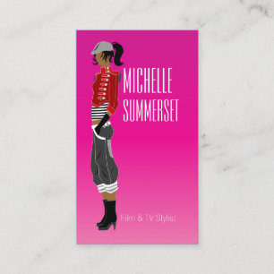Stylist Fashion Designer Business Card Visitenkarte