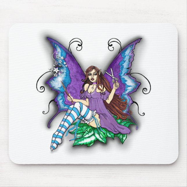 Stylist-Hair Dresser Fairy Mousepad (Vorne)